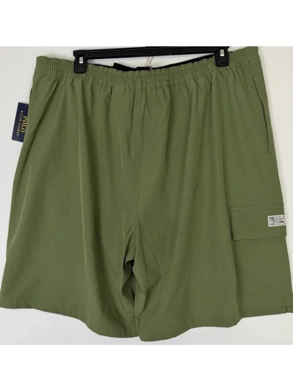 Polo Ralph Lauren Swim Trunks Big & Tall 2XLT Green Board Shorts Mesh NWT